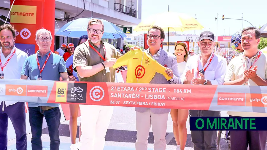 A Volta a Portugal teve uma etapa com partida em Santarém A Volta a Portugal teve uma etapa com partida em Santarém