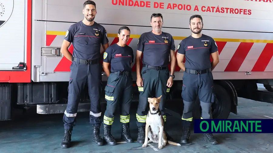 BREC foi resgatado e adoptado pelos Bombeiros do Cartaxo