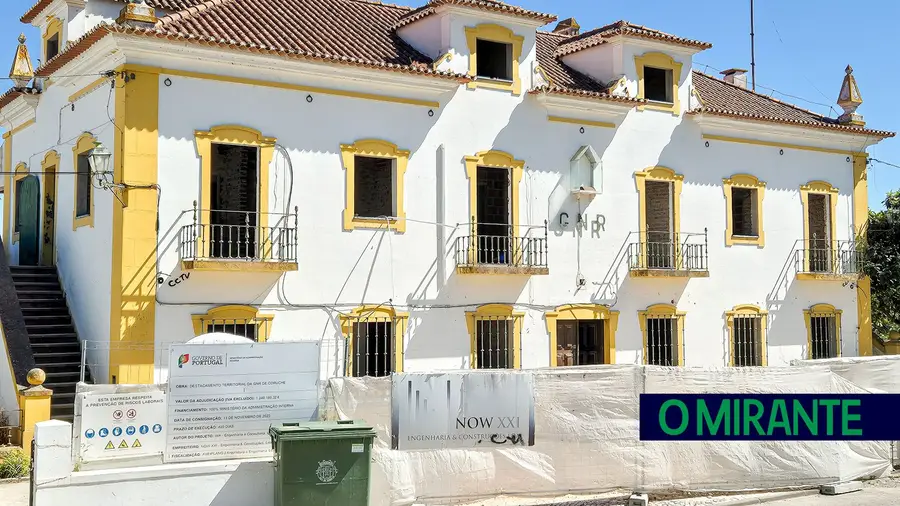 Câmara de Coruche tem dúvidas sobre os prazos das obras do Posto da GNR Câmara de Coruche tem dúvidas sobre os prazos das obras do Posto da GNR
