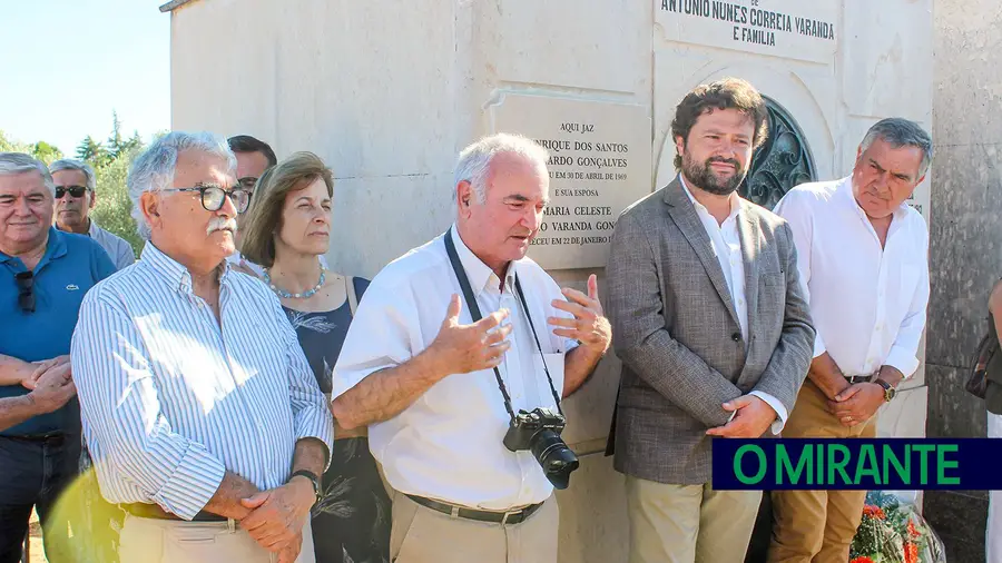 O empresário Manuel Mendes Godinho foi homenageado nos 100 anos do seu falecimento.
