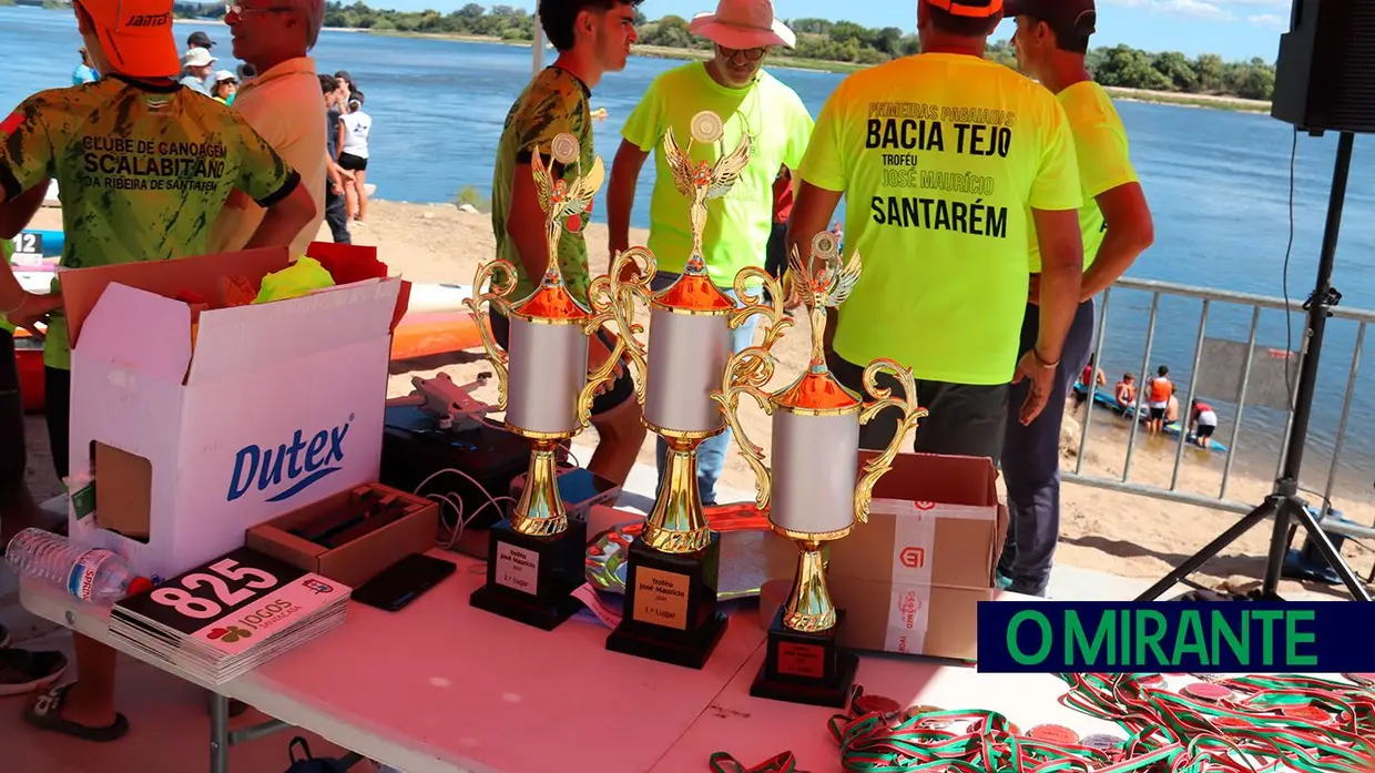 Prova de canoagem na Ribeira de Santarém juntou 210 atletas