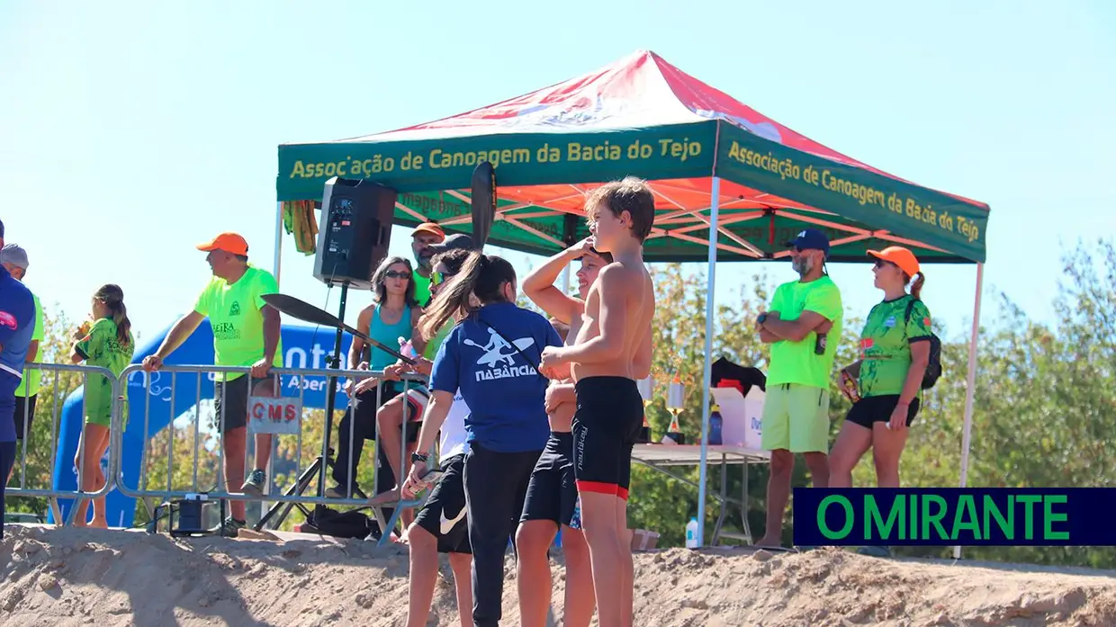 Prova de canoagem na Ribeira de Santarém juntou 210 atletas