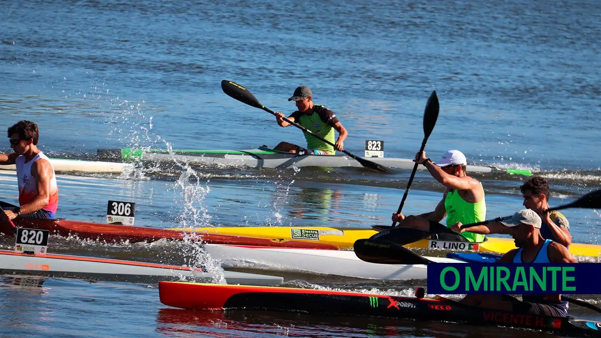 Prova de canoagem na Ribeira de Santarém juntou 210 atletas