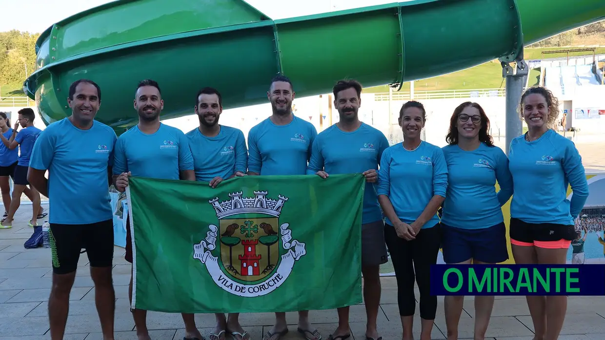 Autarcas e funcionários divertem-se nos Scalabis Water Fun