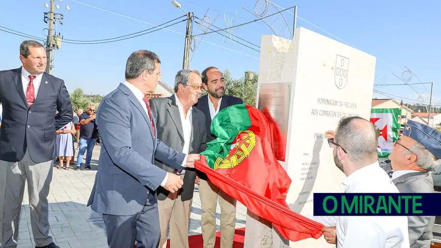 Monumento na Gançaria homenageia antigos combatentes