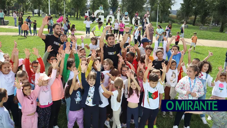 Crianças da Golegã assinalaram Dia Europeu do Desporto na Escola