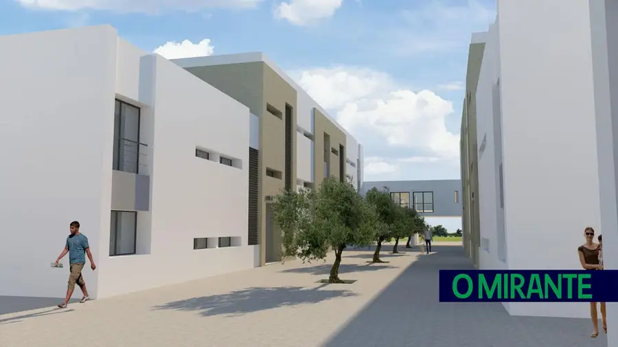 No terreno de um antigo bairro degradado de Santarém vão nascer 44 casas para jovens No terreno de um antigo bairro degradado de Santarém vão nascer 44 casas para jovens