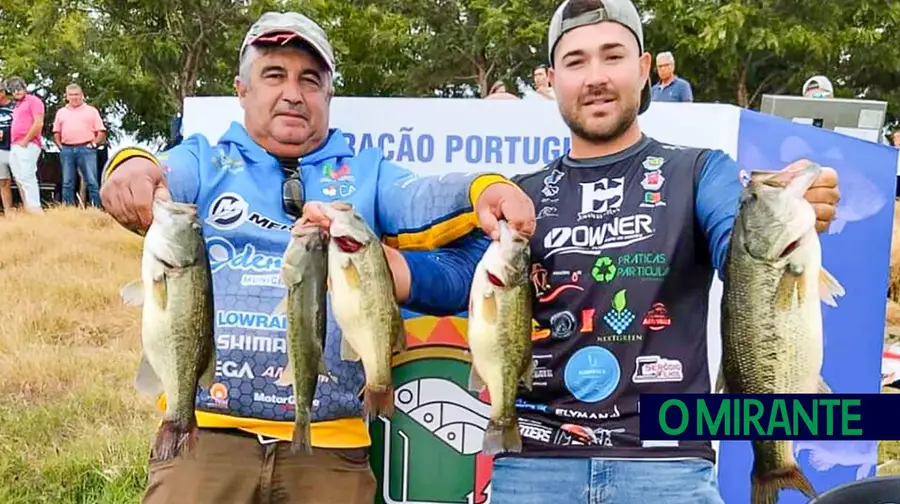 Mauro Silva e Paulo Ramos campeões nacionais de pesca do achigã em embarcação Mauro Silva e Paulo Ramos campeões nacionais de pesca do achigã em embarcação