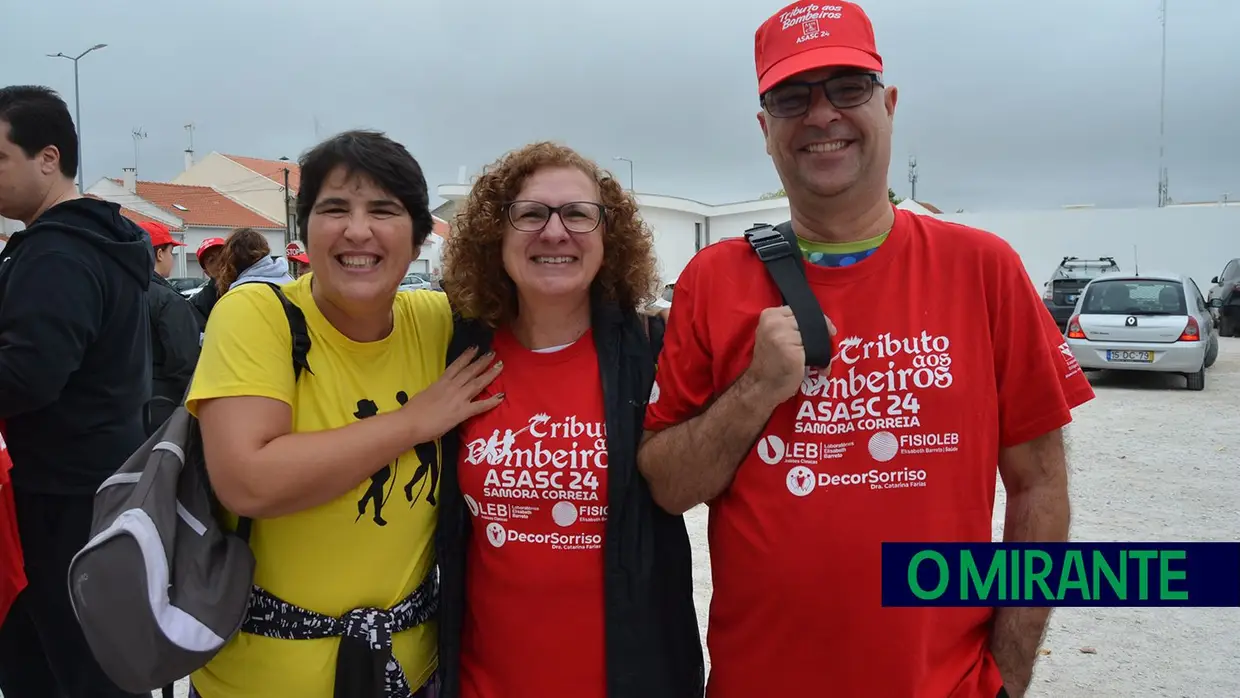 Samora Correia presta tributo aos bombeiros com caminhada na Companhia das Lezírias