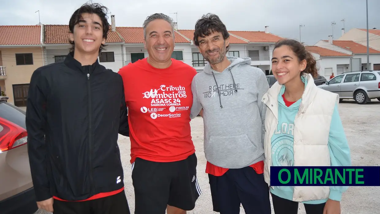 Samora Correia presta tributo aos bombeiros com caminhada na Companhia das Lezírias