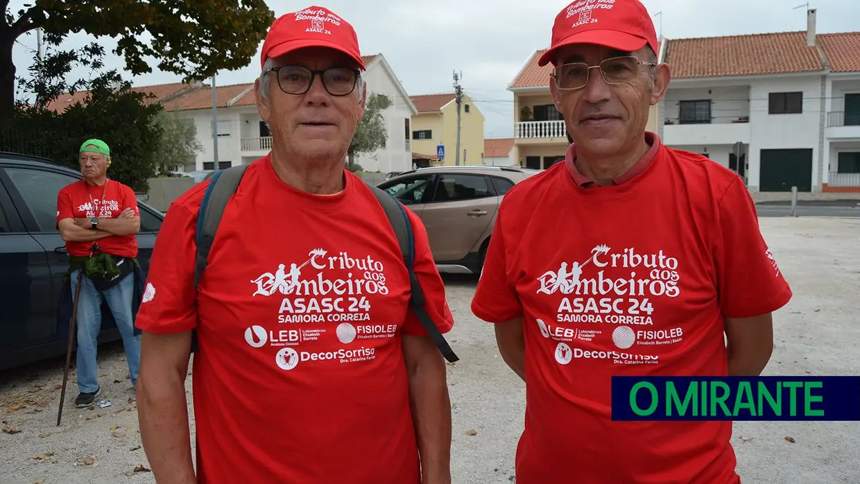 Samora Correia presta tributo aos bombeiros com caminhada na Companhia das Lezírias