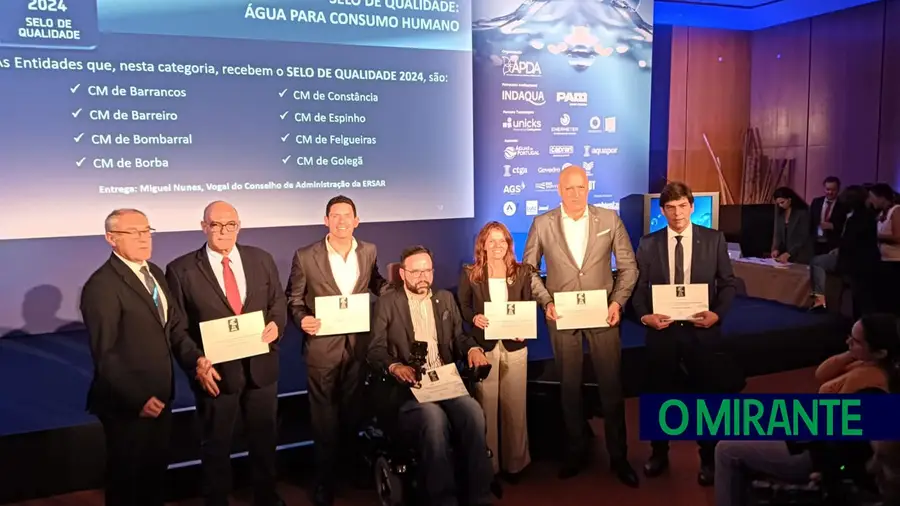 Golegã e Constância distinguidas pela qualidade da água Golegã e Constância distinguidas pela qualidade da água