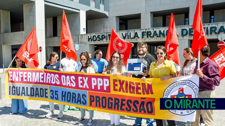 Enfermeiros do Hospital de VFX fizeram sete mil horas extraordinárias em Agosto Enfermeiros do Hospital de VFX fizeram sete mil horas extraordinárias em Agosto