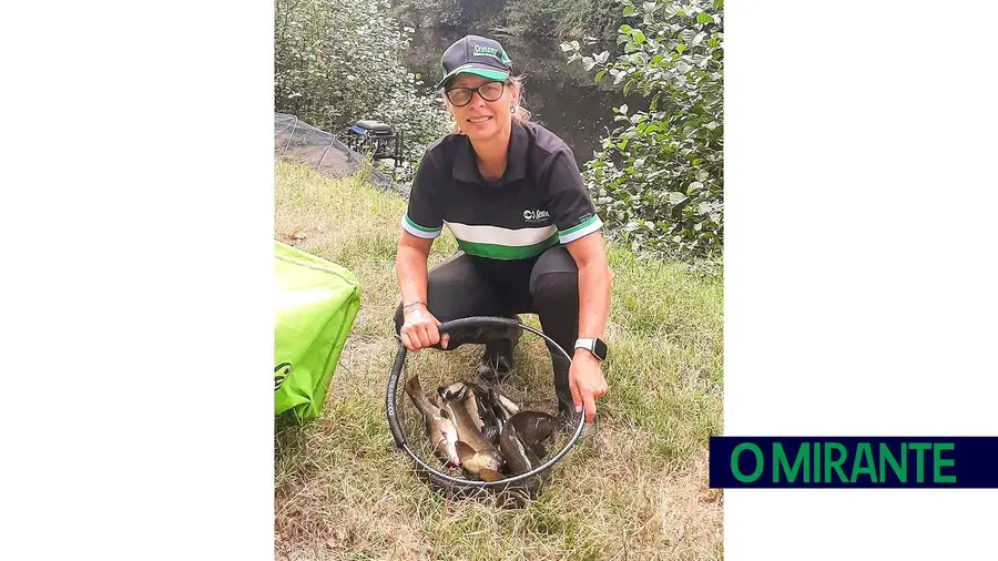 Gina Isidro é campeã nacional de pesca desportiva