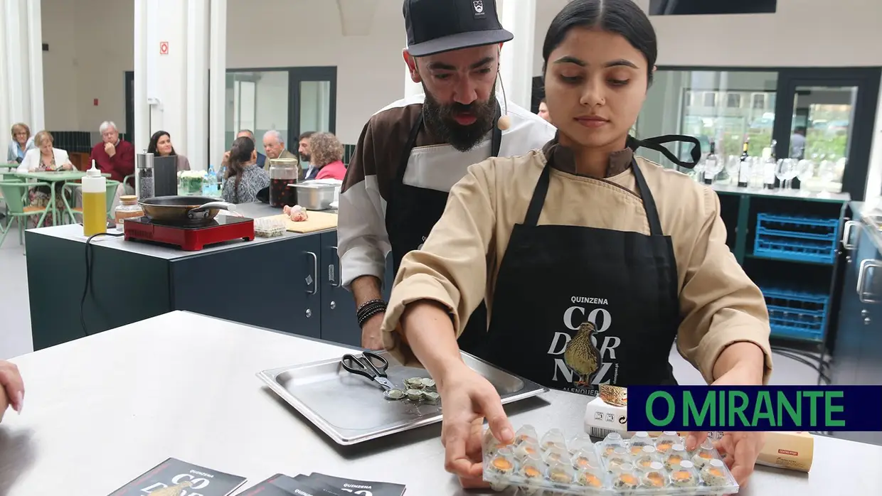 Quinzena Gastronómica da Codorniz apresentada no Mercado Municipal de Alenquer