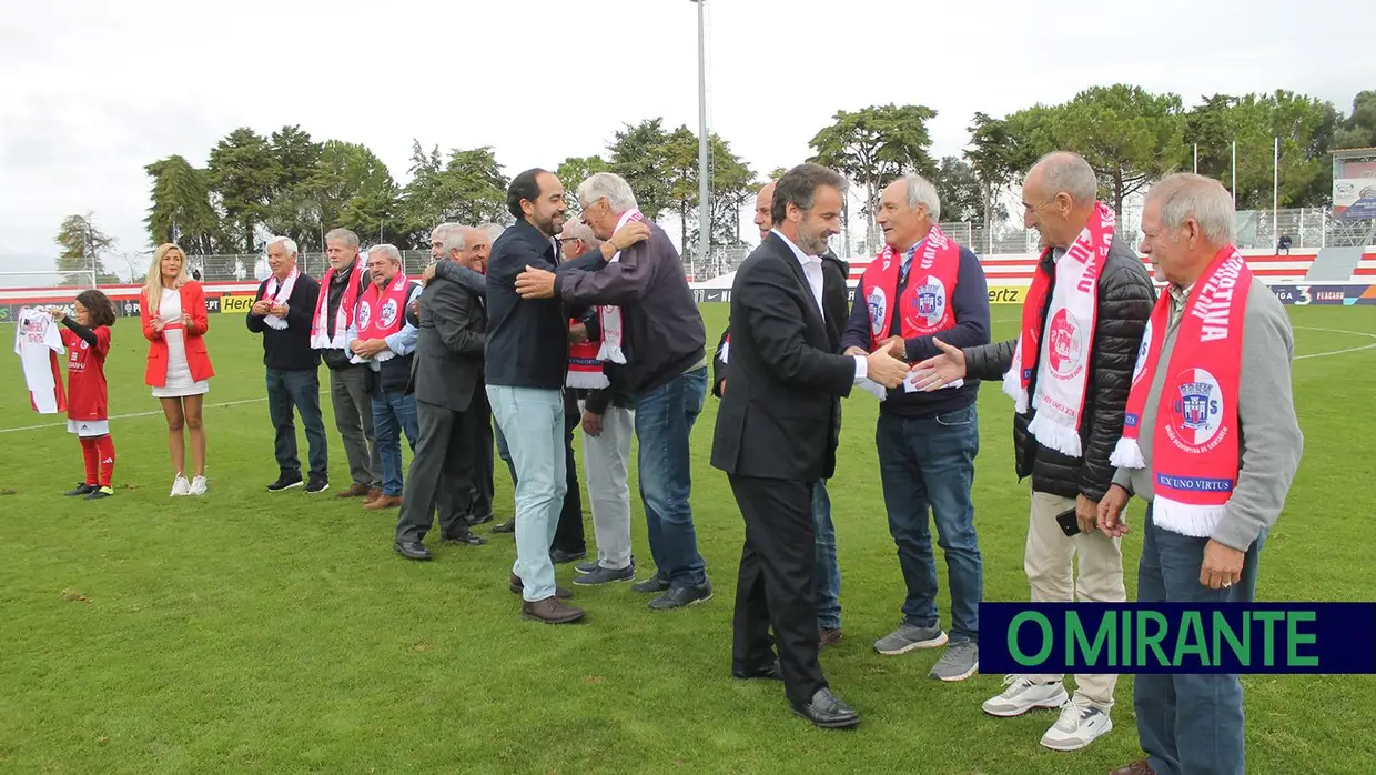 União de Santarém homenageou campeões nacionais da 3ª divisão em 1974