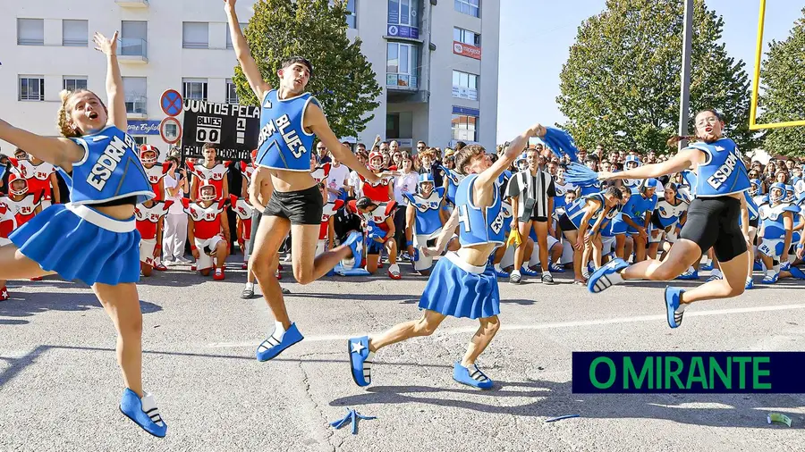 Os caloiros da Escola Superior de Desporto de Rio Maior Os caloiros da Escola Superior de Desporto de Rio Maior