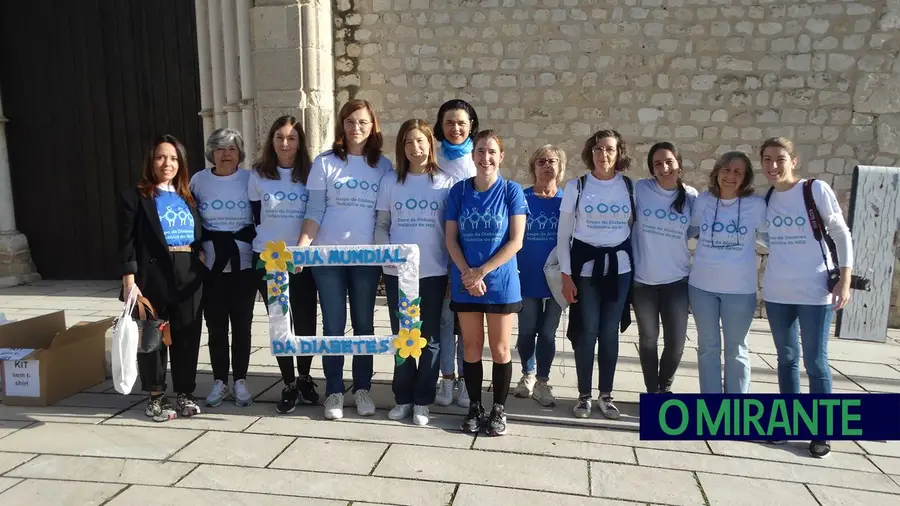 ULS Lezíria organizou caminhada em Santarém para assinalar Dia da Diabetes