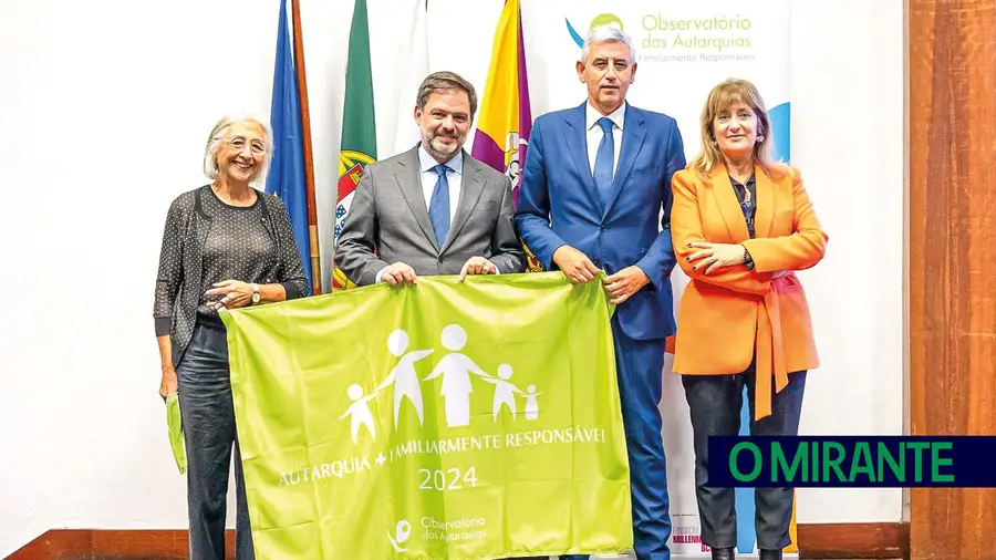O município de Ourém foi considerado uma “Autarquia Mais Familiarmente Responsável”