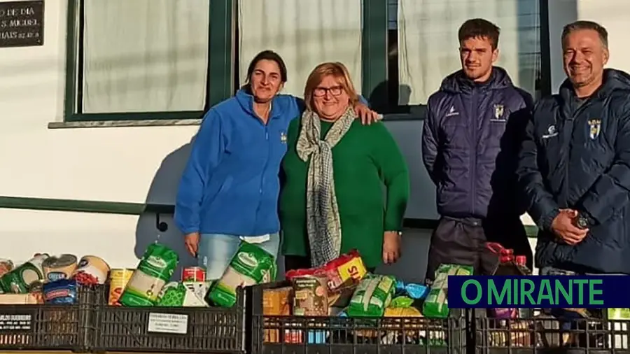 GD Marinhais angariou 50 quilos de alimentos para o CBES