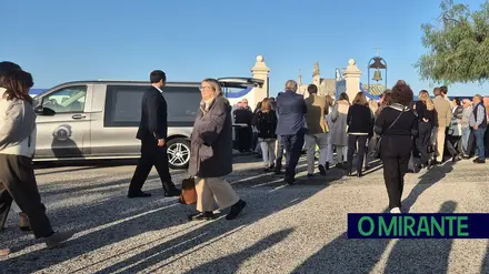 Comoção no último adeus ao bebé Vicente Telles Caldeira em Coruche