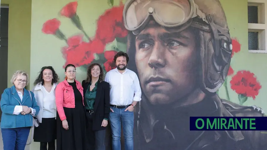 osário Sousa, Ana Soares, Sílvia Marieta, Filipa Fernandes e Hugo Cristóvão. Foto Município de Tomar