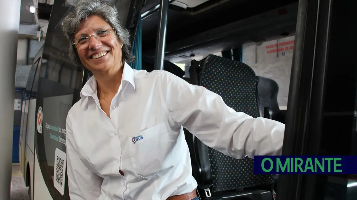 Anabela concretizou o sonho de ser motorista de autocarros