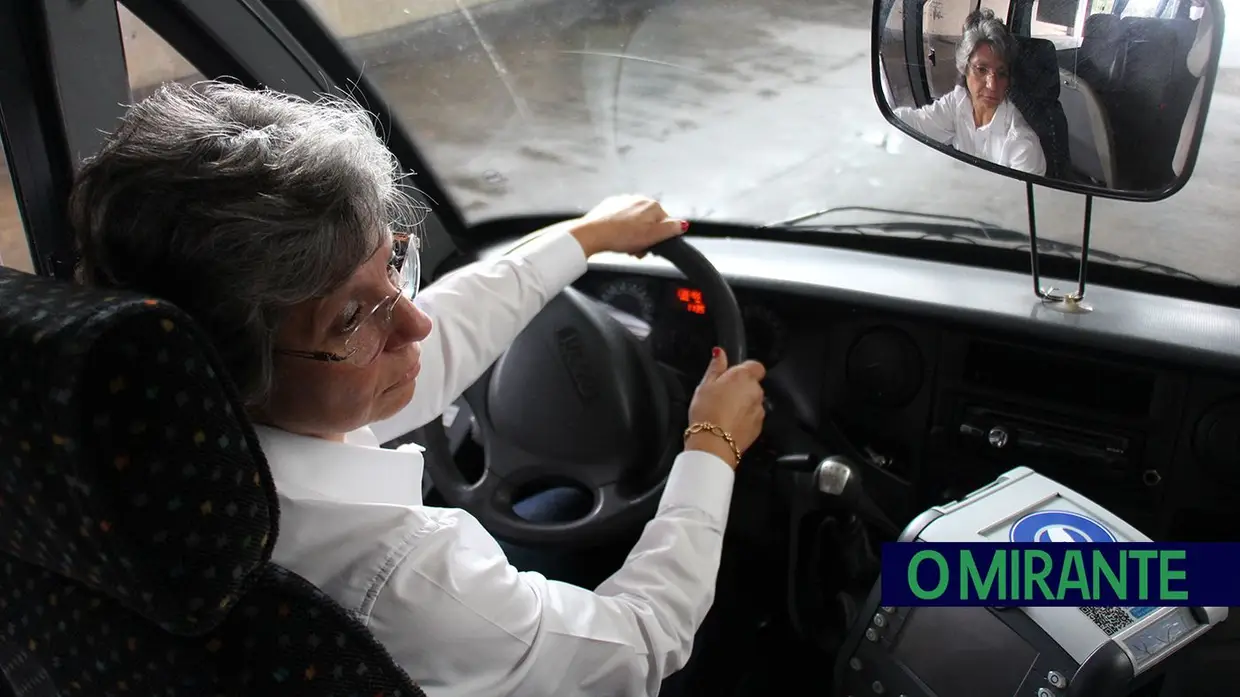 Anabela concretizou o sonho de ser motorista de autocarros