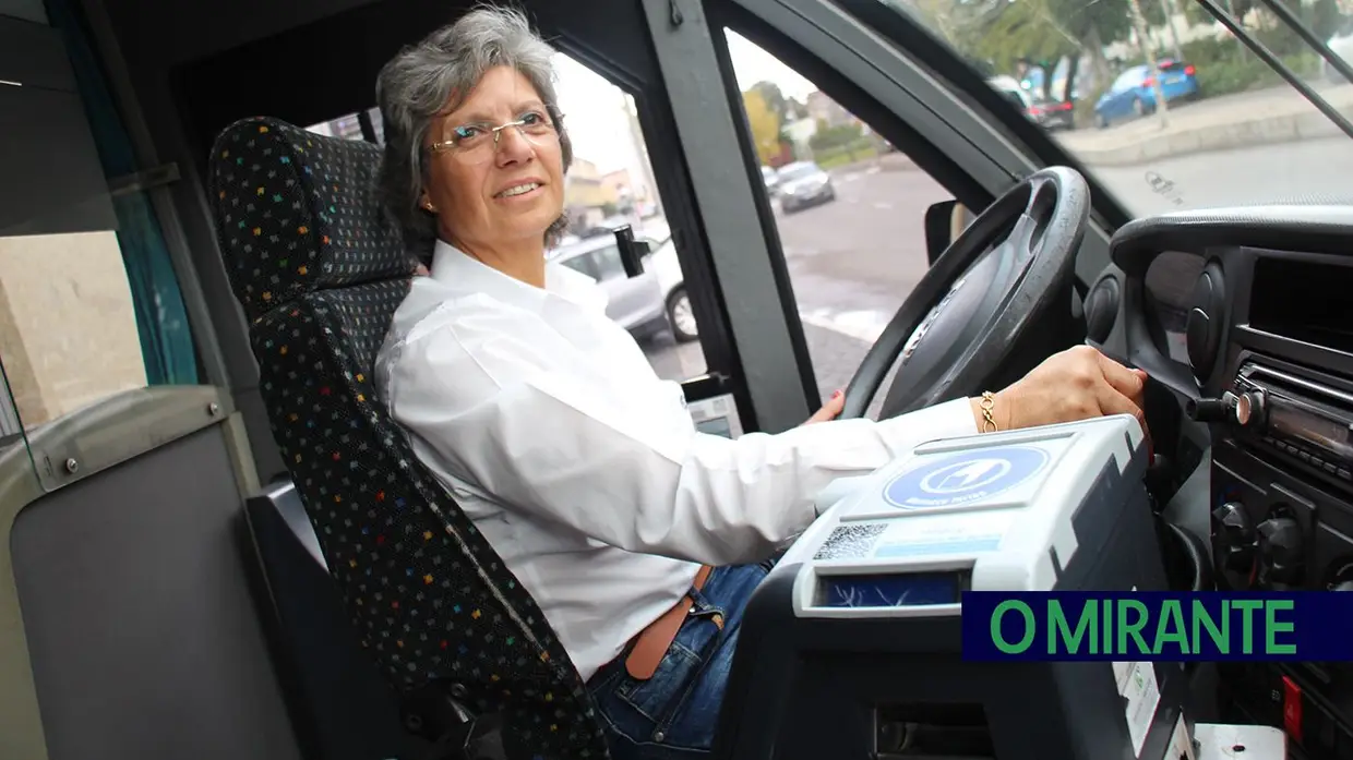 Anabela concretizou o sonho de ser motorista de autocarros