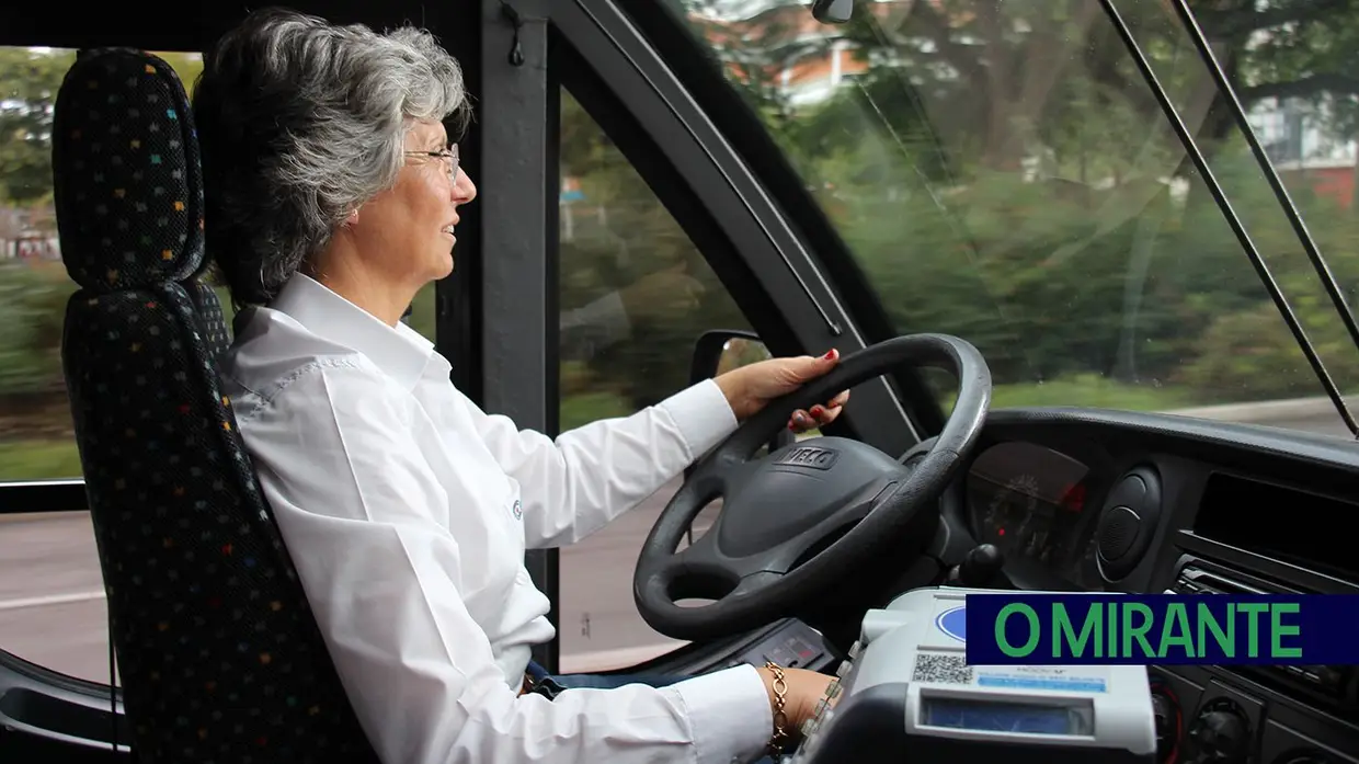 Anabela concretizou o sonho de ser motorista de autocarros