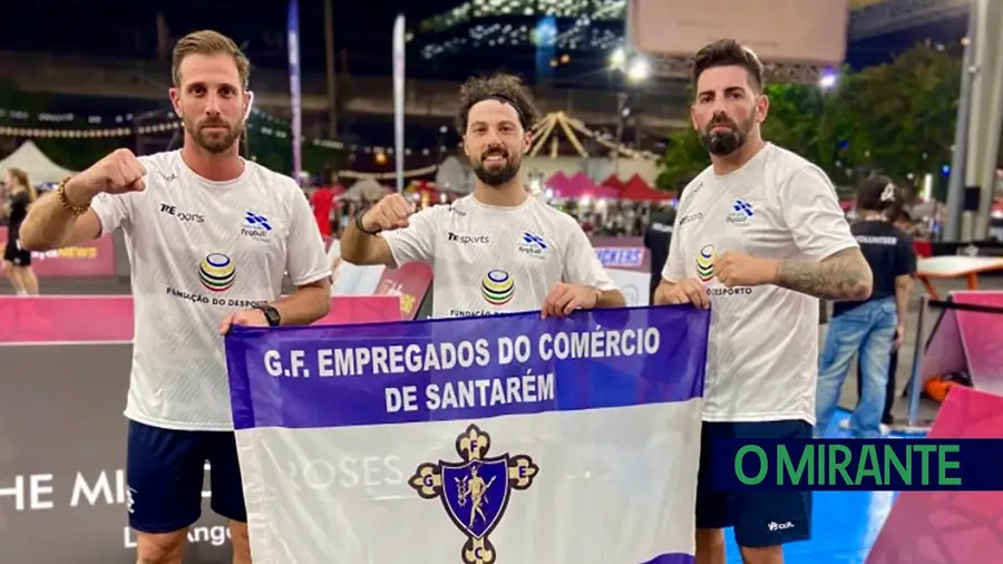 Atletas dos “Caixeiros” de Santarém na Selecção Nacional de Teqball Atletas dos “Caixeiros” de Santarém na Selecção Nacional de Teqball