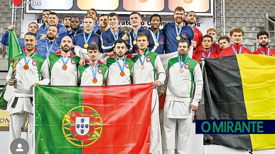 Atletas da Póvoa vitoriosos no Campeonato da Europa de Karate Shotokan