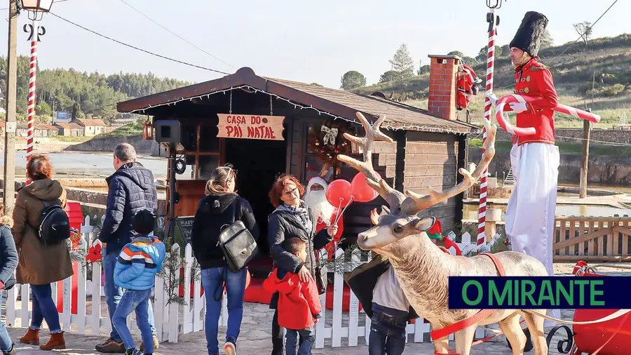 Presépios de Sal, tenda de Natal e pista de gelo marcam o Natal em Rio Maior