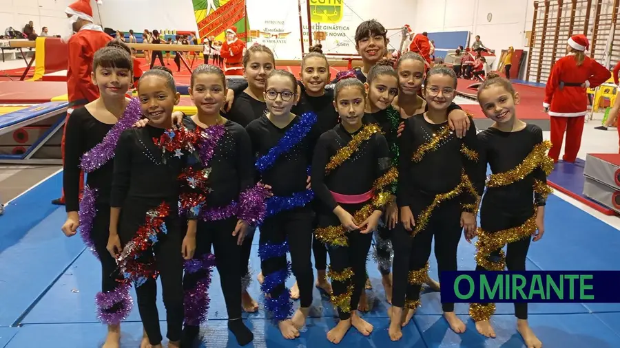 Clube de Ginástica de Torres Novas organizou habitual Festa de Natal