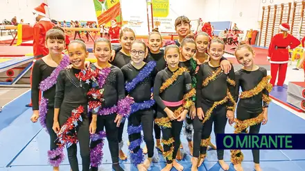 Clube de Ginástica de Torres Novas organizou habitual Festa de Natal