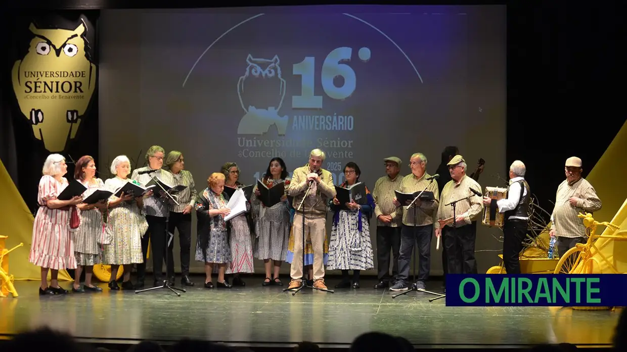 Gala celebrou 16 anos da Universidade Sénior de Benavente