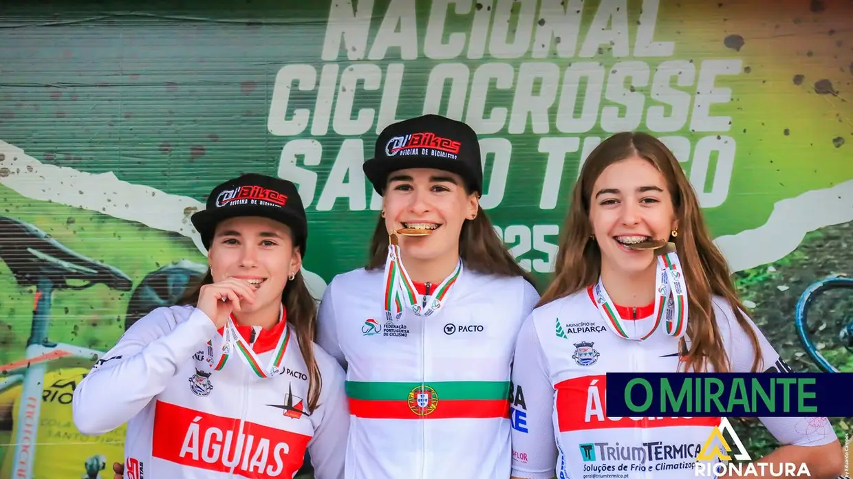 Quatro ciclistas do Águias de Alpiarça são as melhores do ciclocrosse nacional