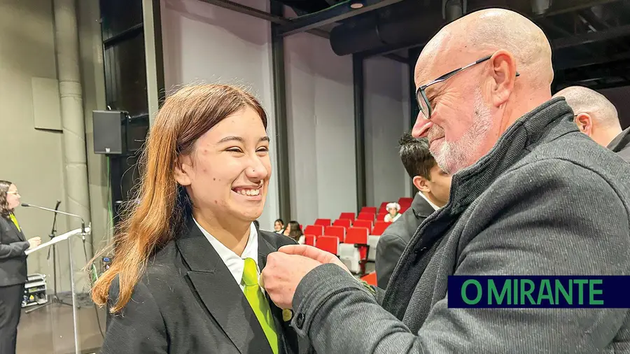 Entrega de distintivos na Escola de Hotelaria de Fátima