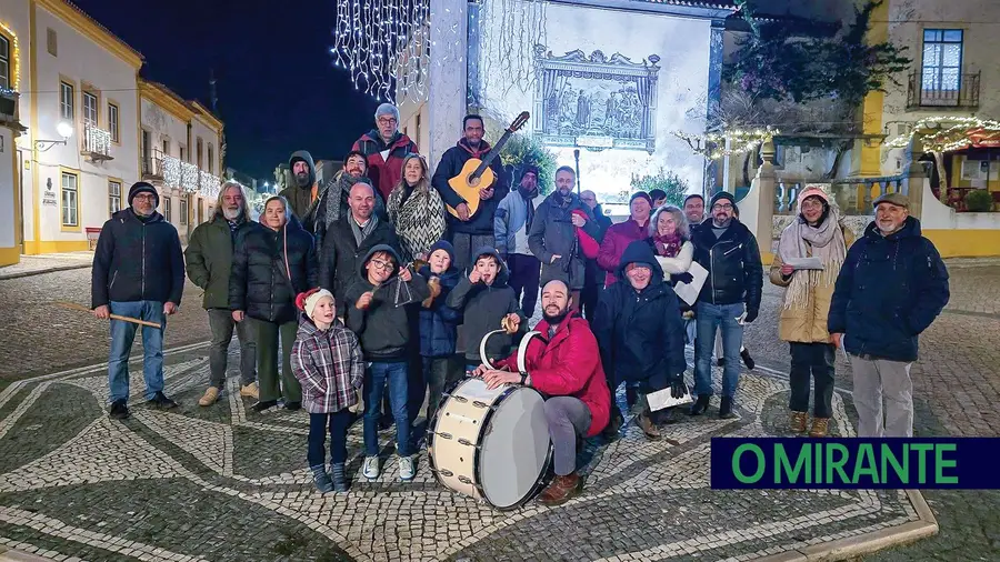 O GETAS e a Filarmónica União Sardoalense cantaram os Reis na vila de Sardoal