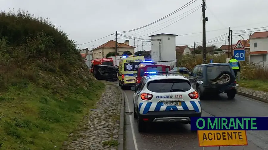 Despiste na Venda da Gaita em Tomar causou um ferido Despiste na Venda da Gaita em Tomar causou um ferido
