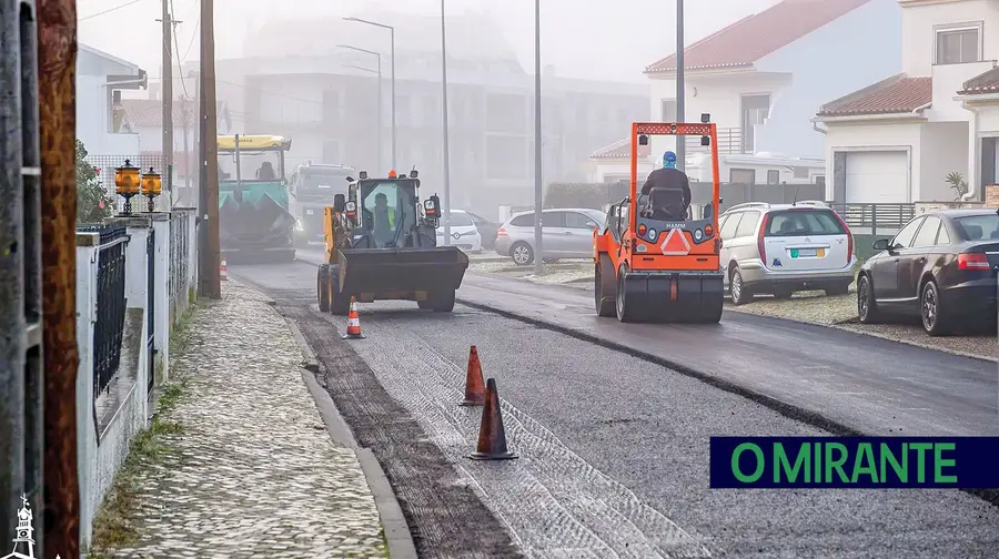 Reabilitação de arruamentos na freguesia de Samora Correia