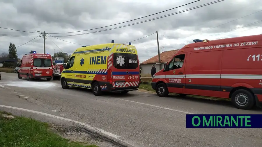 Acidente de viação causa quatro feridos em Tomar