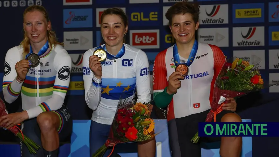 Ribatejana Maria Martins conquista bronze no scratch nos Europeus de pista