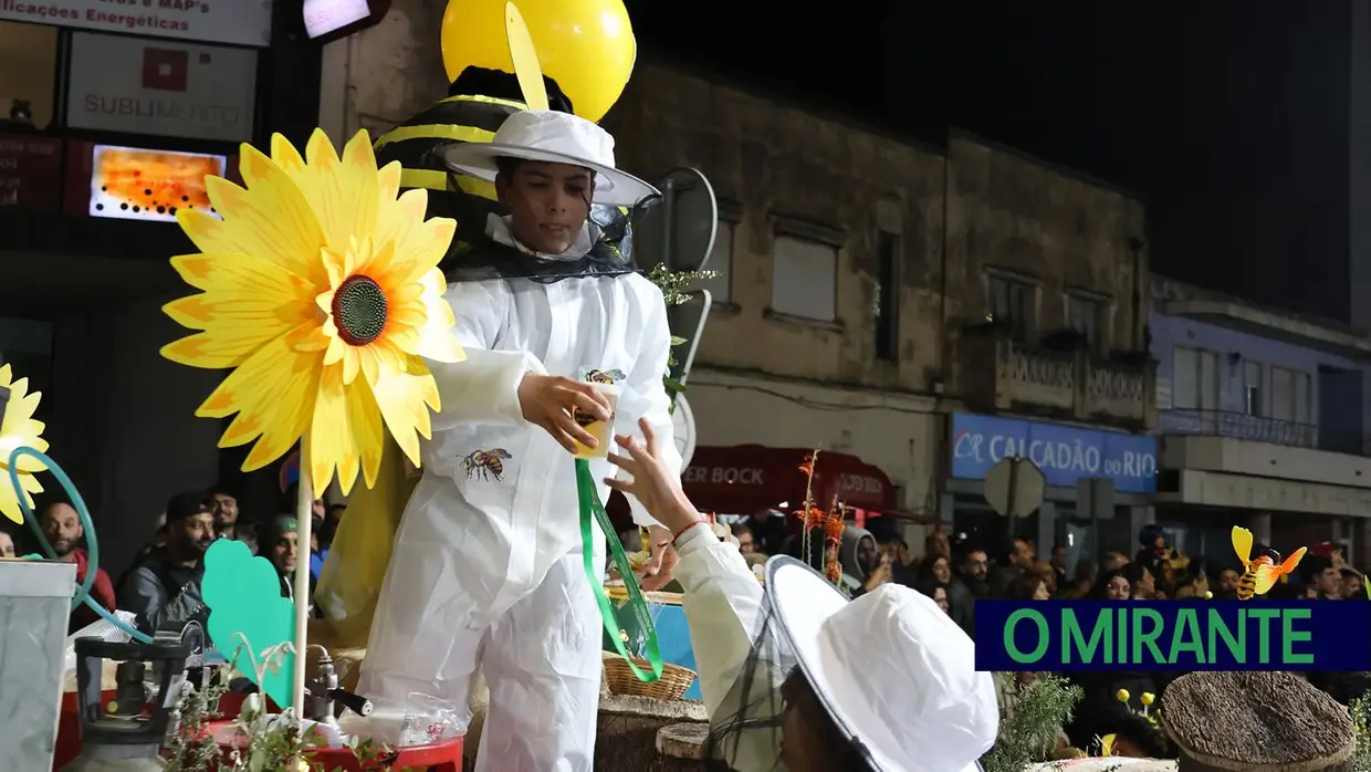 Quase mil foliões no desfile de Carnaval de Rio Maior