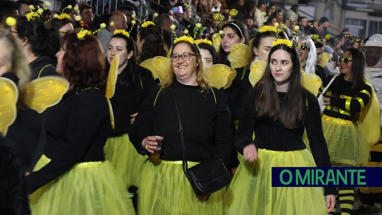 Quase mil foliões no desfile de Carnaval de Rio Maior