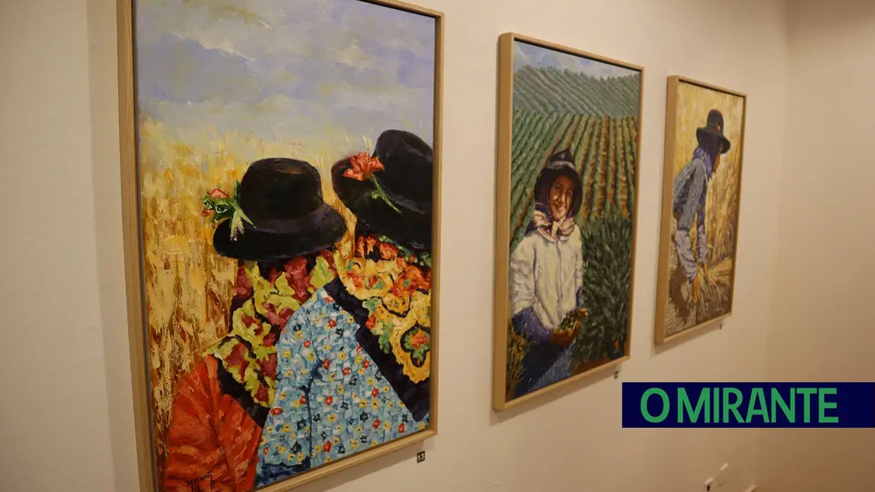 Margarida Germano inaugurou exposição no Dia da Mulher