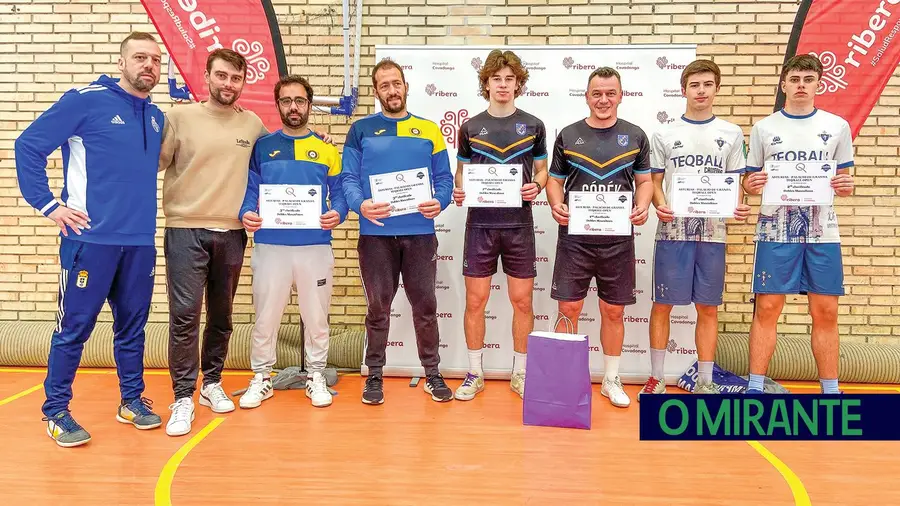 Ribatejanos em bom plano em torneio internacional de teqball Ribatejanos em bom plano em torneio internacional de teqball
