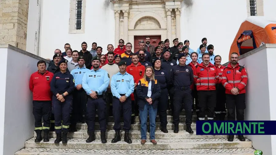 Simulacro testou resposta dos agentes de protecção civil em Azambuja