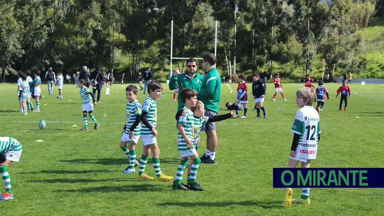 Seis centenas de atletas em convívio promovido pelo Rugby Clube de Santarém