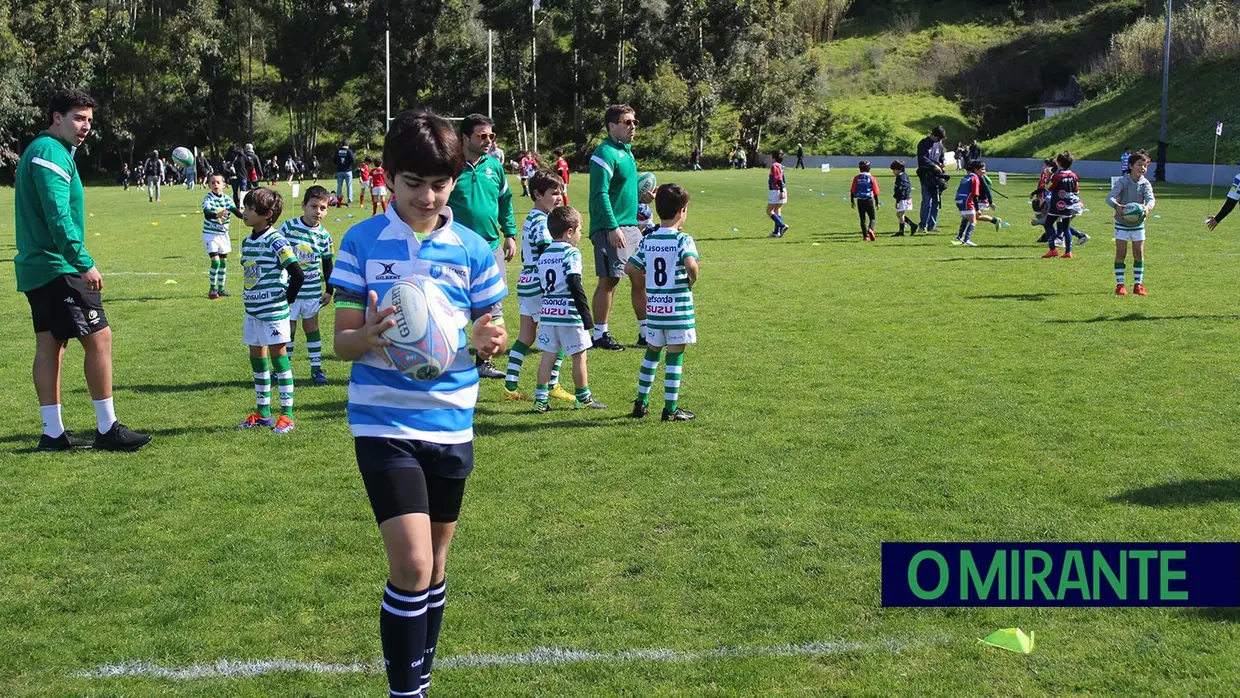 Seis centenas de atletas em convívio promovido pelo Rugby Clube de Santarém